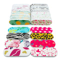 50Pcs Nail Files Double Sided Boards Mini Fingernail Files Colorful Sanding Block Gel Polishing Foam Manicure Pedicure Tool