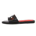 Ladies' slippers summer elegant slim-fitting breathable hollowed-out anti-slip soft-soled suitable vacation travel flat shoes