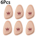 Women Forefoot Pad Pain Relief Insert Half Size Insoles Non-slip Cushion Shoe Breathable Sweat Absorbing Foot Pads for Shoes