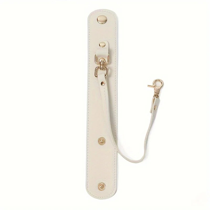 Vintage Leather Glove Holder Strap With Clasp Leather Towel Holder For Handbag Glove Strap For Hat Outdoor Camping Women