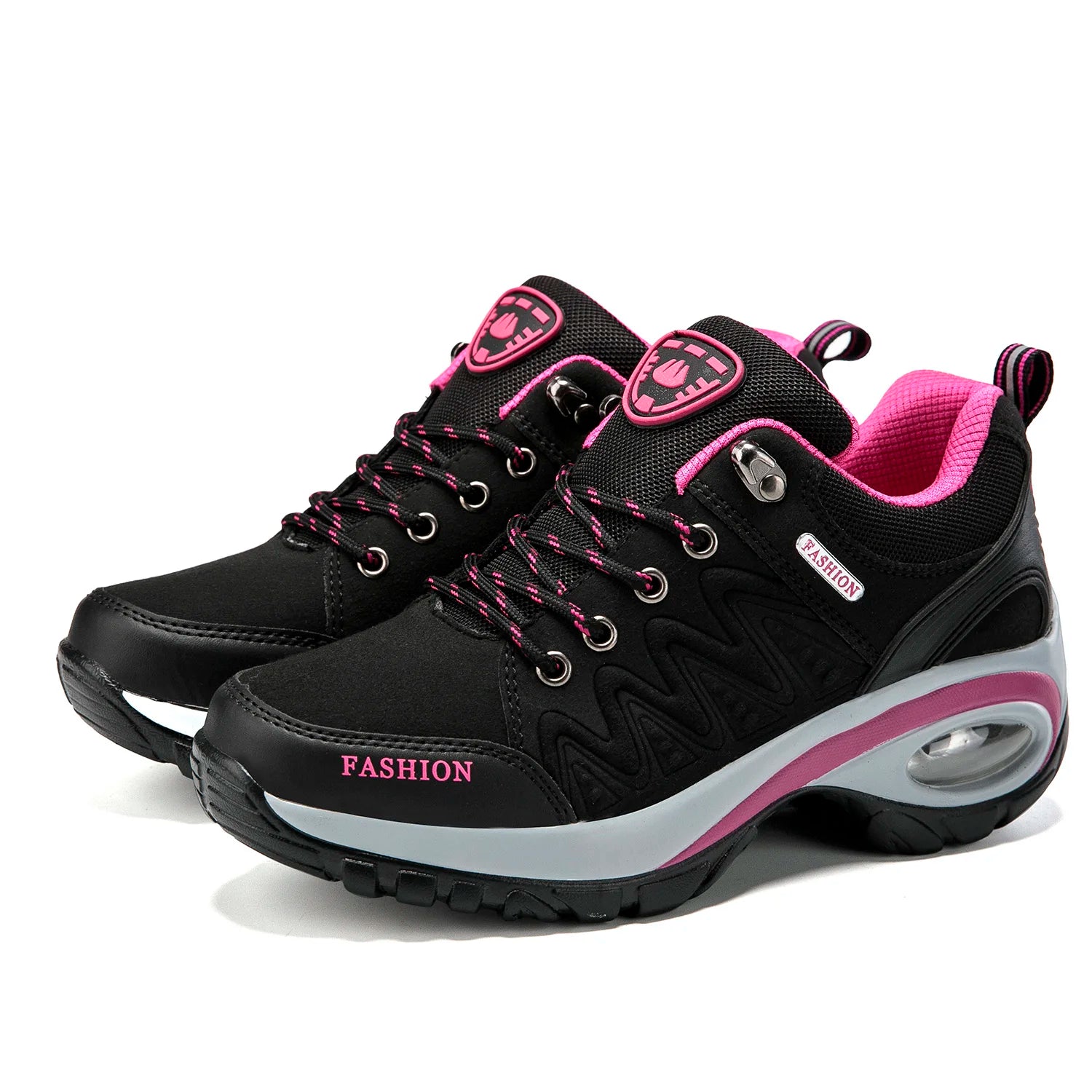 Ladies Sneakers Comfortable Breathable Platform Shoes Lace Up Female Casual Shoes for Women Outdoor Mountaineering Short Boots
