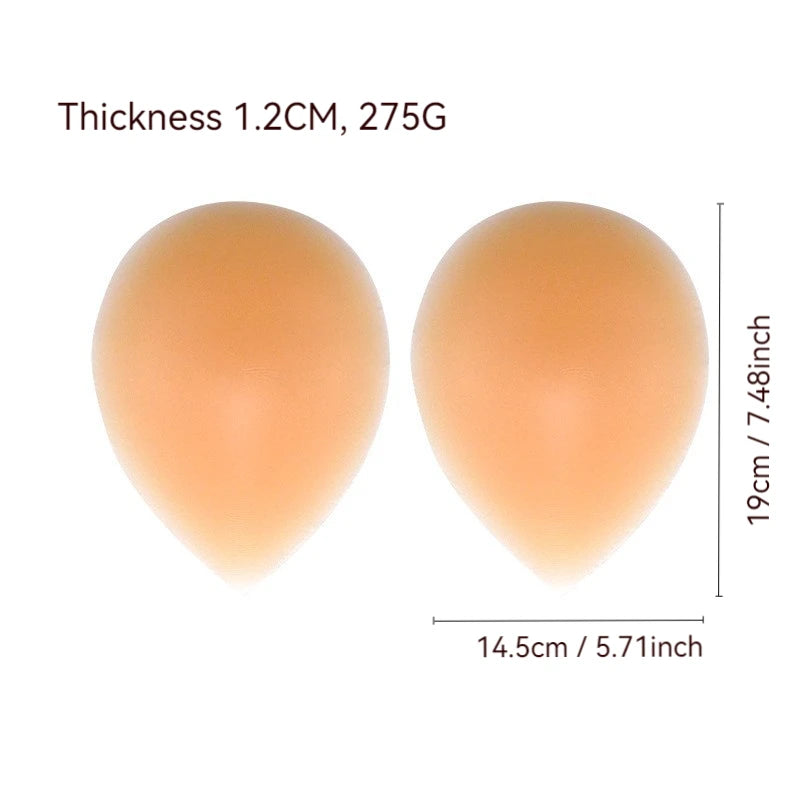Silicone Hip Sticker False Hip Width Pad Non-marking Hip Simulation Self-adhesive To Improve The Depression on Both Sides