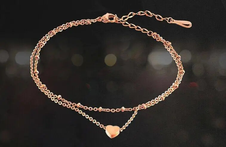 New Personalized Butterfly Pendant Anklet Summer Beach Leg Chain Handcrafted Anklet Gold And Silver Headwear Wholesale And Retai